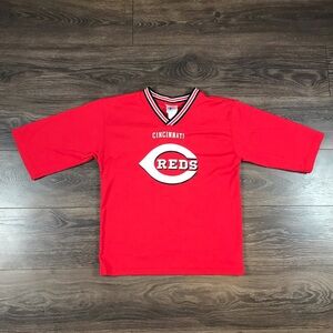 Genuine Merchandise MLB Cincinnati Reds Boys Vintage 90’s Red Jersey Size Medium
